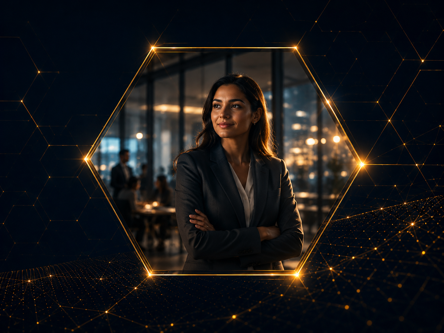Professional profile visual